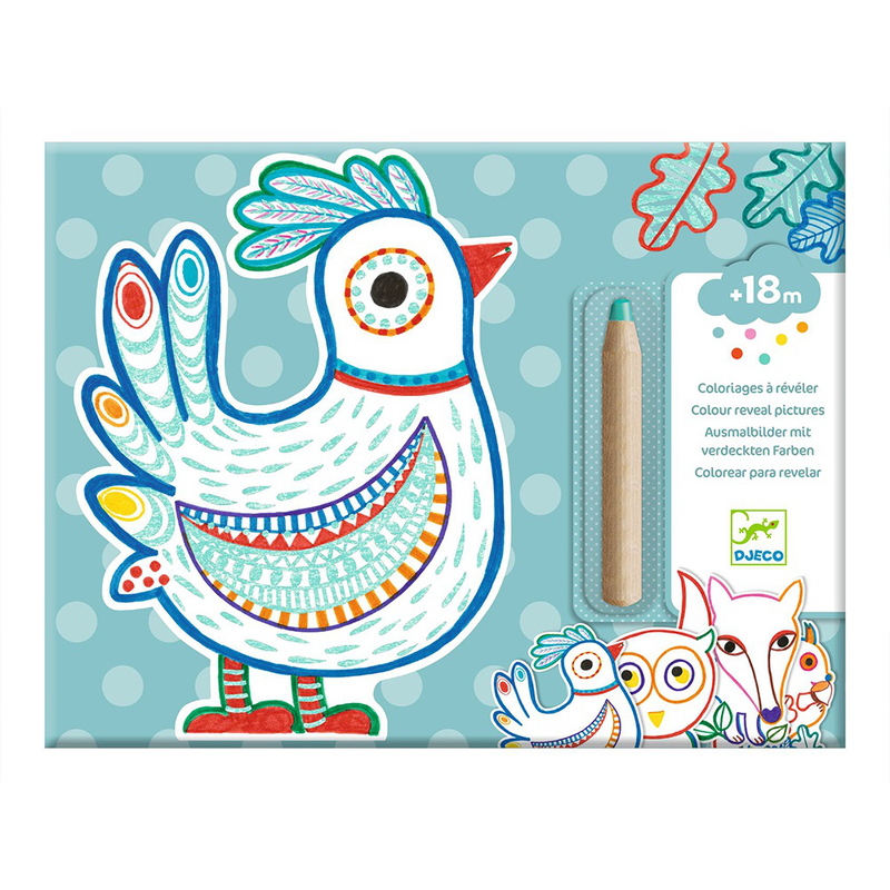 Product image: Djeco art and craft small gifts for little ones - colouring forest friends, , medium-null
