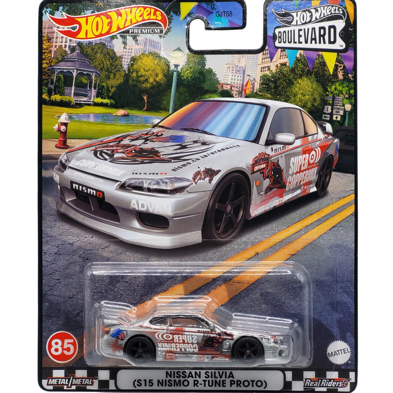 Hot wheels premium boulevard nissan silvia (s15 nismo r-tune proto) #85, , medium image number null