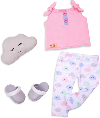 Our Generation deluxe doll clothes - cloud pajamas