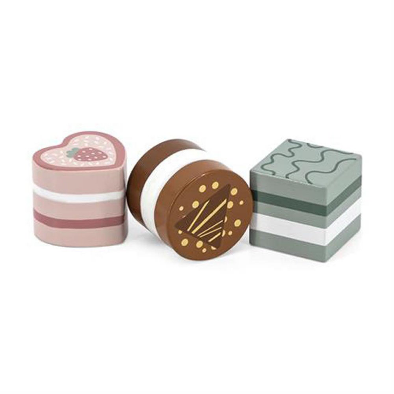 Product image: 6 wooden cakes, , medium-null