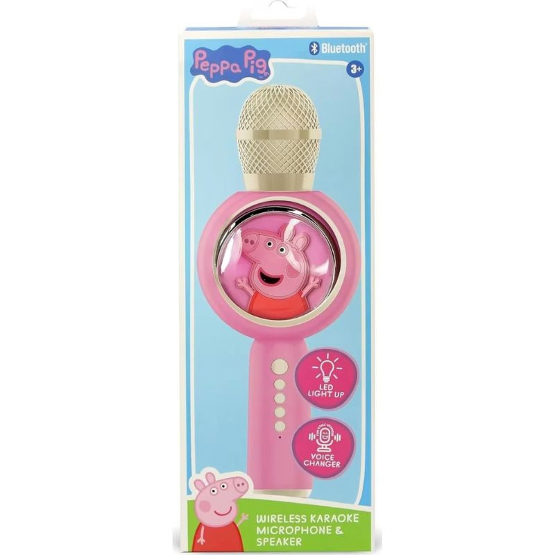 Otl - peppa popsing led light up wireless karaoke speaker, , medium-null