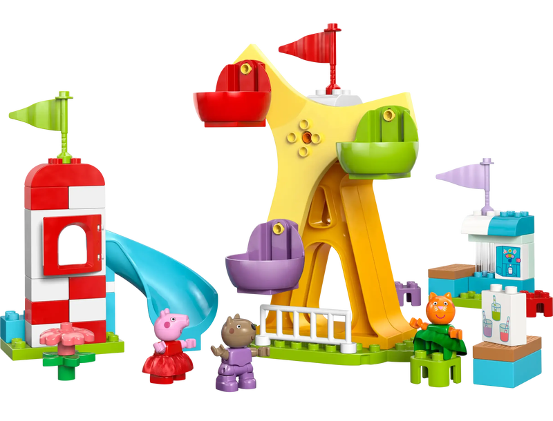 Product image: Lego peppa pig 10453 funfair toddler building set, , medium-null