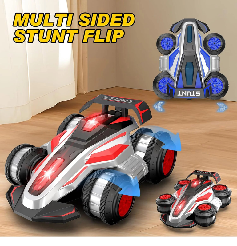 Rolling rc drifting stunt car with lights, , medium image number null