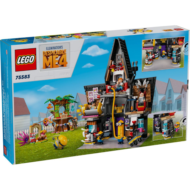 Lego despicable me 4 minions and gru's family mansion 75583 for ages 8+ 868pcs, , medium-null