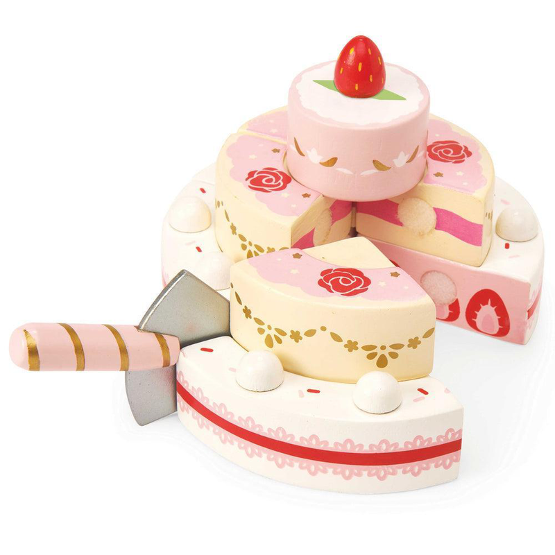 Le toy van carlo's wooden strawberry wedding cake, , medium image number null