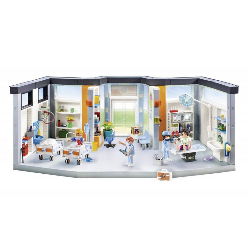 Playmobil 70191 city life furnished hospital wing, , medium image number null