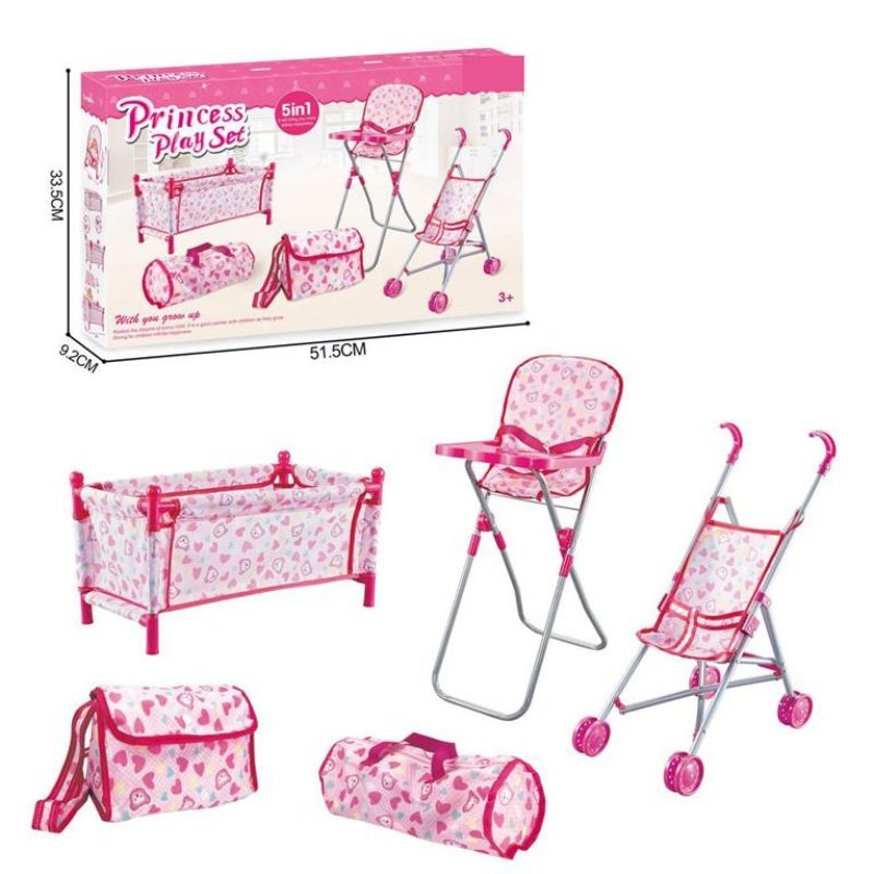 5in1 stoller - crib - highcahiar - bag, , medium-null