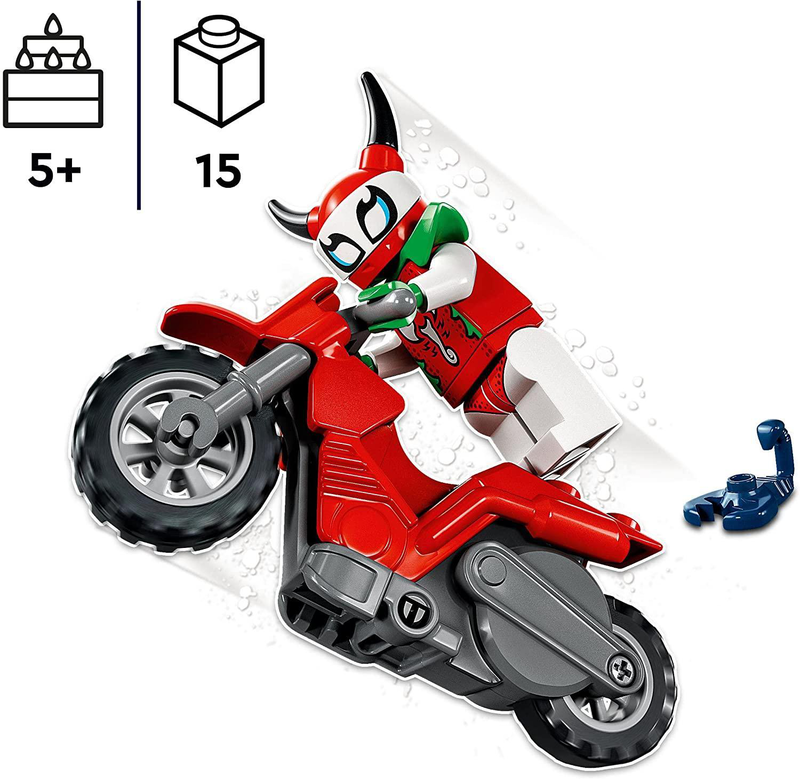 Lego city 60339 stuntz double loop stunt arena motorbike set, , medium image number null