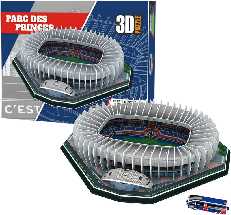 3d puzzle parc des princes - psg 123pcs, , medium-null