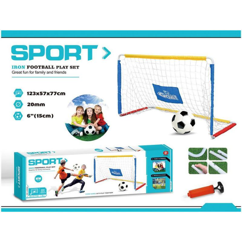 Iron football goal, , medium-null