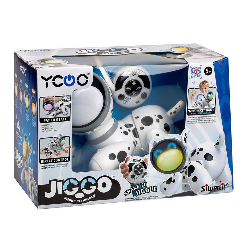 Product image: As silverlit ycoo jiggo electronic robot puppy for ages 5+ 88497, , medium-null