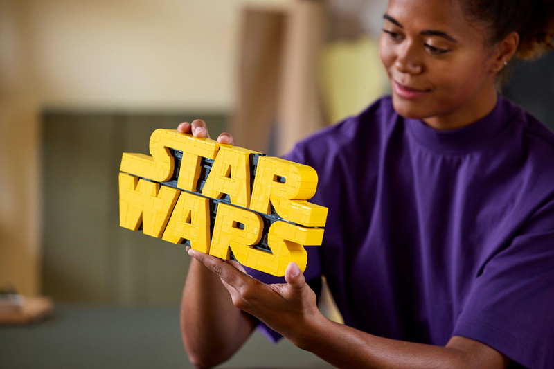 Lego brick-built star wars logo 75407 for ages 18+ 700pcs, , medium-null