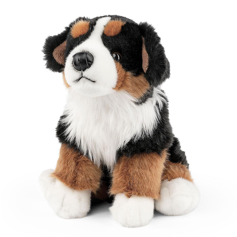 Living nature bernese mountain dog sitting 20cm plush, , medium-null