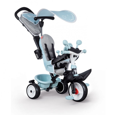 Smoby baby driver plus tricycle blue 741500, , medium