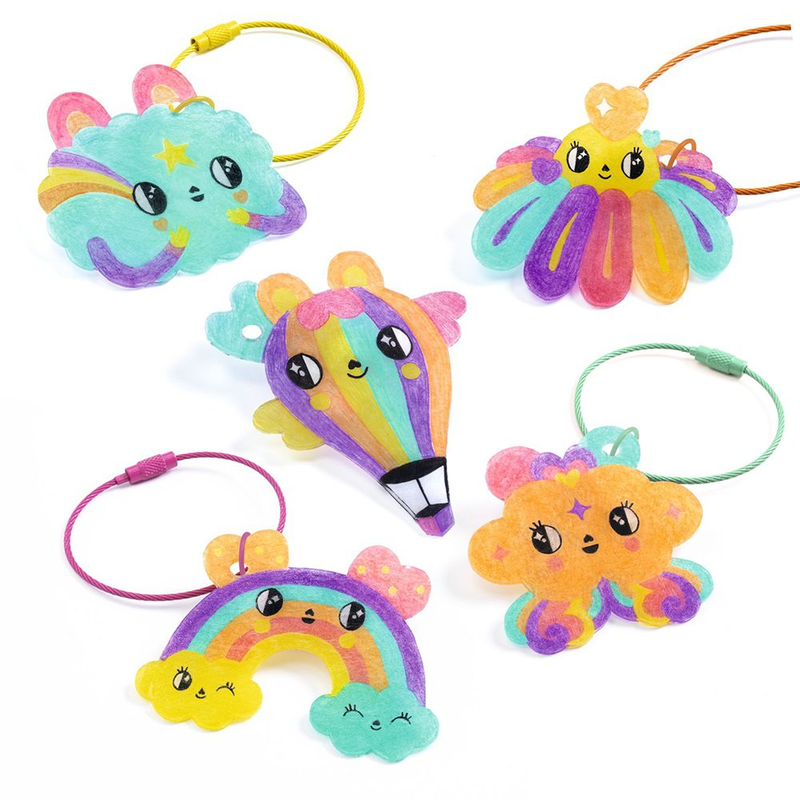 Artistic plastic - kawaii keyring, , medium-null