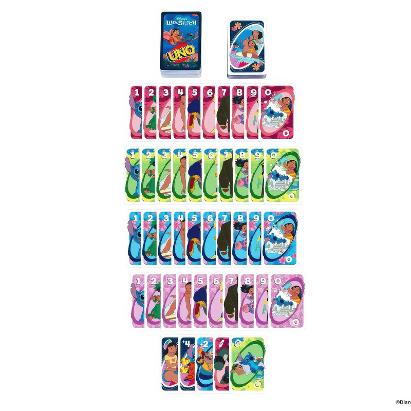 Uno lilo & stitch card game-null