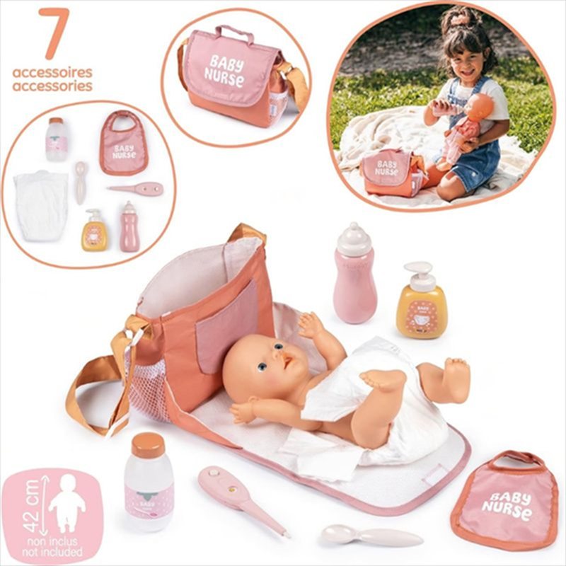 Smoby baby nurse doll changing bag 7600220387, , medium-null