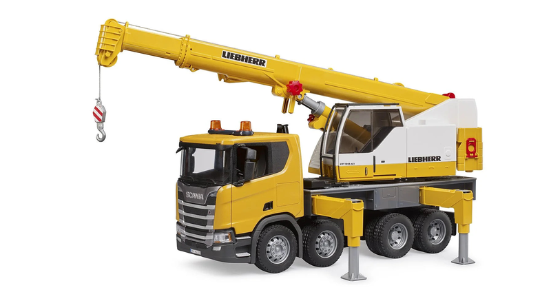 Bruder scania super 560r liebherr crane truck with light and sound module, , medium image number null