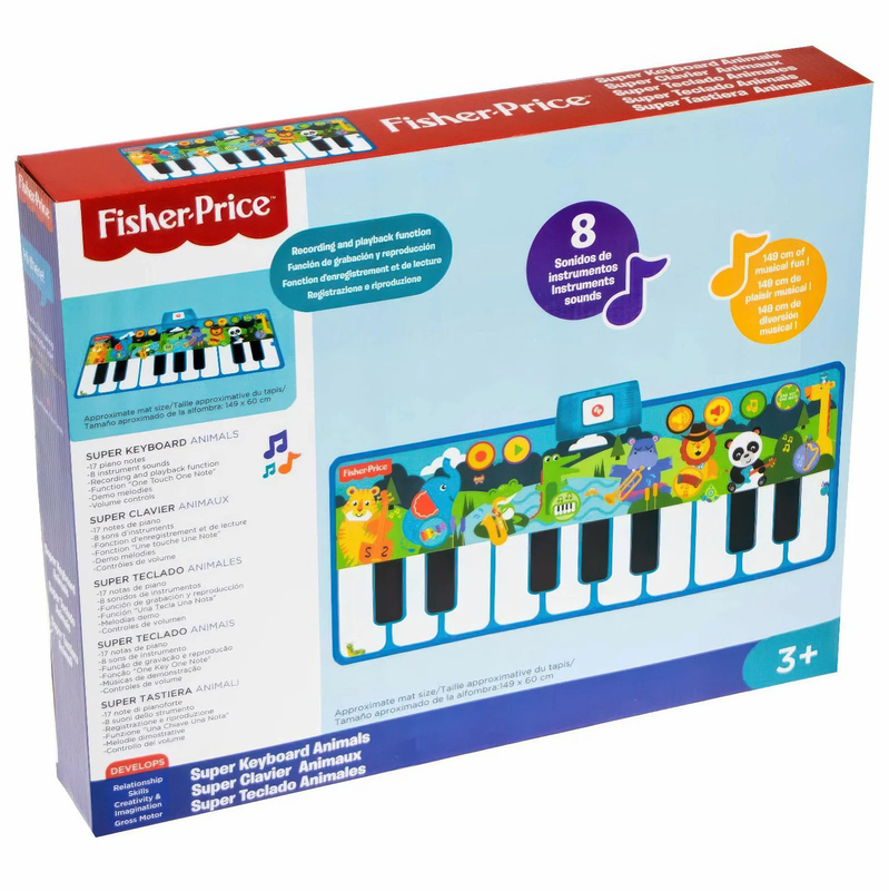 Fisher-price 2734 super keyboard animals, , medium image number null