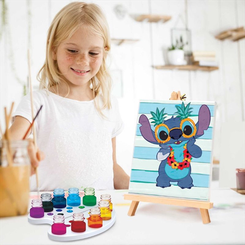 Happihobbi disney stitch painting workshop watercolor paints, , medium-null