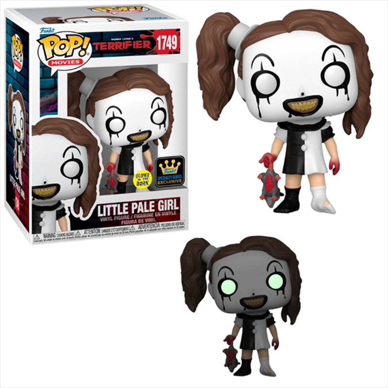 Funko pop! Movies: terrifier - little pale girl glows in the dark specialty series exclusive #1749 v, , medium-null