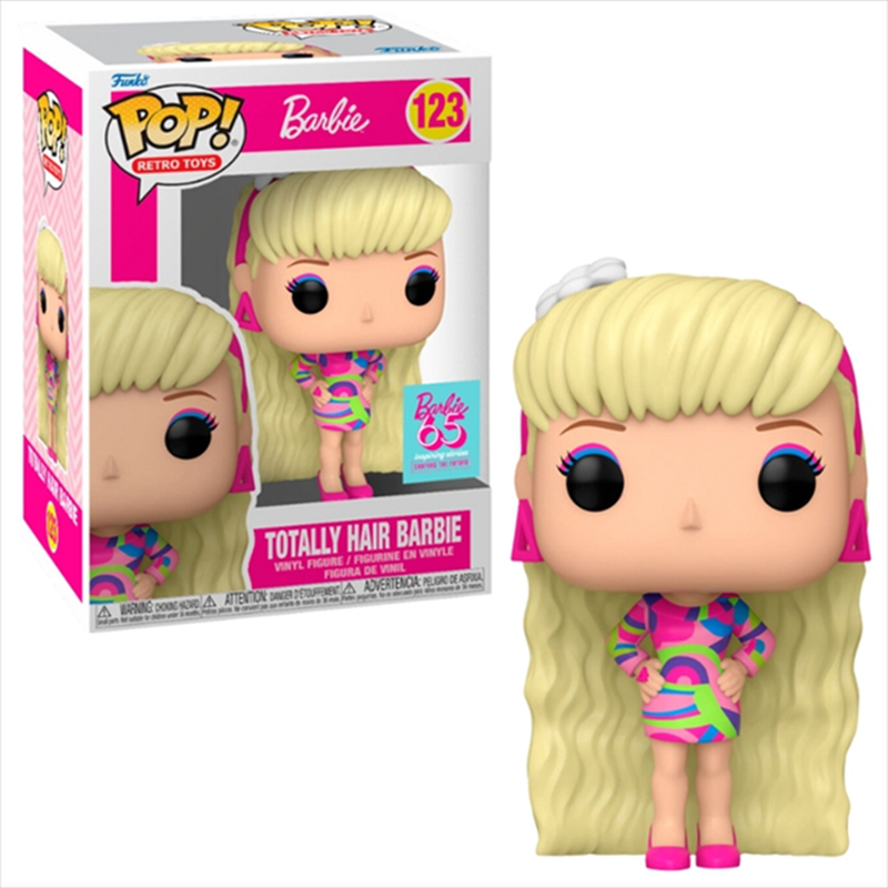 Product image: Funko pop! Retro toys: barbie - totally hair barbie #123 vinyl figure, , medium-null