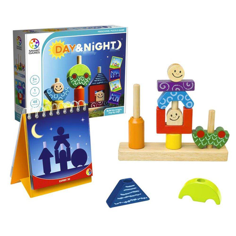 Product image: Smartgames pre-school premium wood day & night, , medium-null