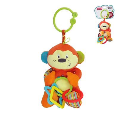 Winfun cheeky chimp κουδουνίστρα με κρίκους & εύκολη στο κράτημα, , medium