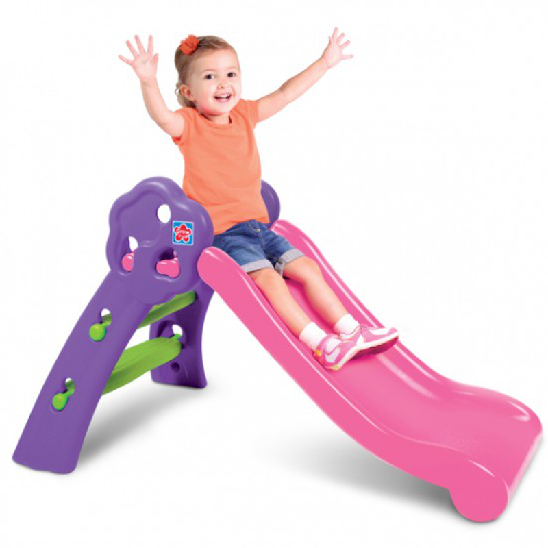 Product image: Grow’ n up qwikfold fun slide pink 109.8 x58x66cm 18m-4y, , medium-null