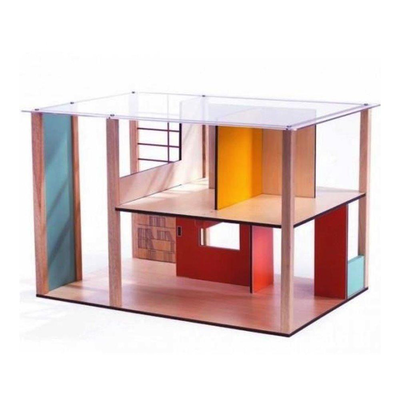 Djeco cubic house (house sold empty) dolls houses, , medium