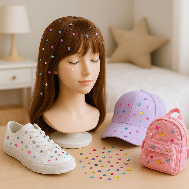 Kuromi jewel drill δημιουργικό σετ διακόσμησης μαλλιών, ρούχων & αξεσουάρ με στρασάκια, 6+ ετών, , medium-null