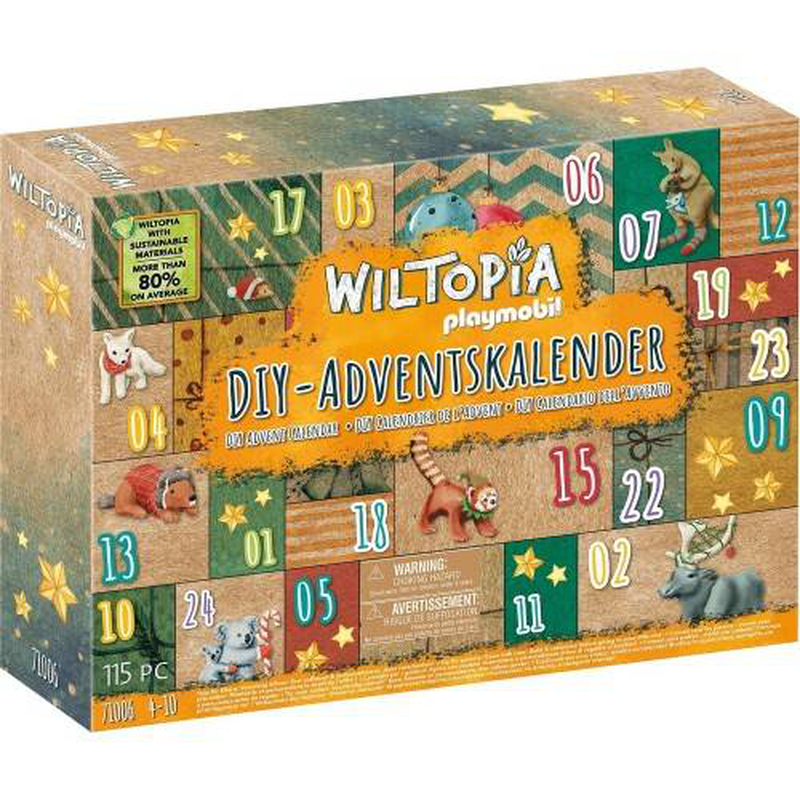 Playmobil 71006 wiltopia - diy christmas calendar exploring animal world, , medium image number null