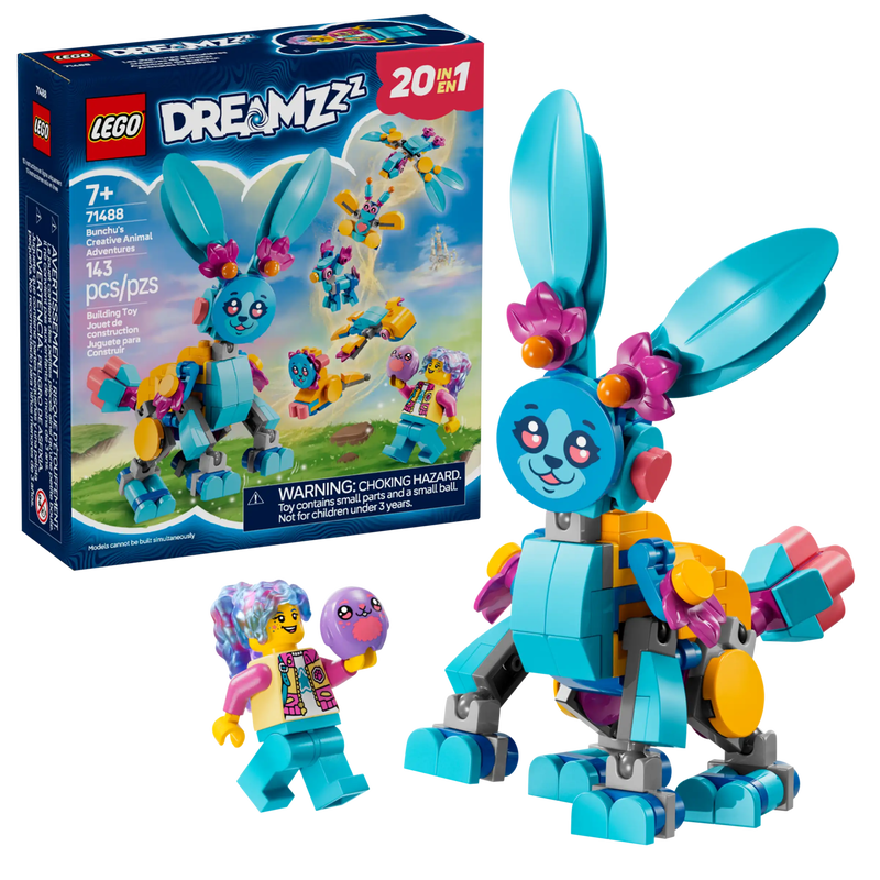 Product image: Lego dreamzzz 71488 bunchu's creative animal adventures, , medium-null