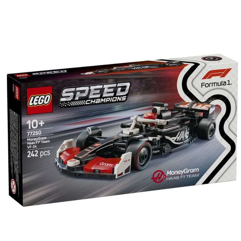 Lego speed champions moneygram haas f1&reg; team vf-24 race car 77250 for ages 10+ 242pcs, , medium-null
