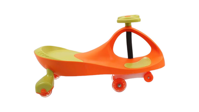 Οικολογικό αυτοκινητάκι swing car orange led lights, , medium