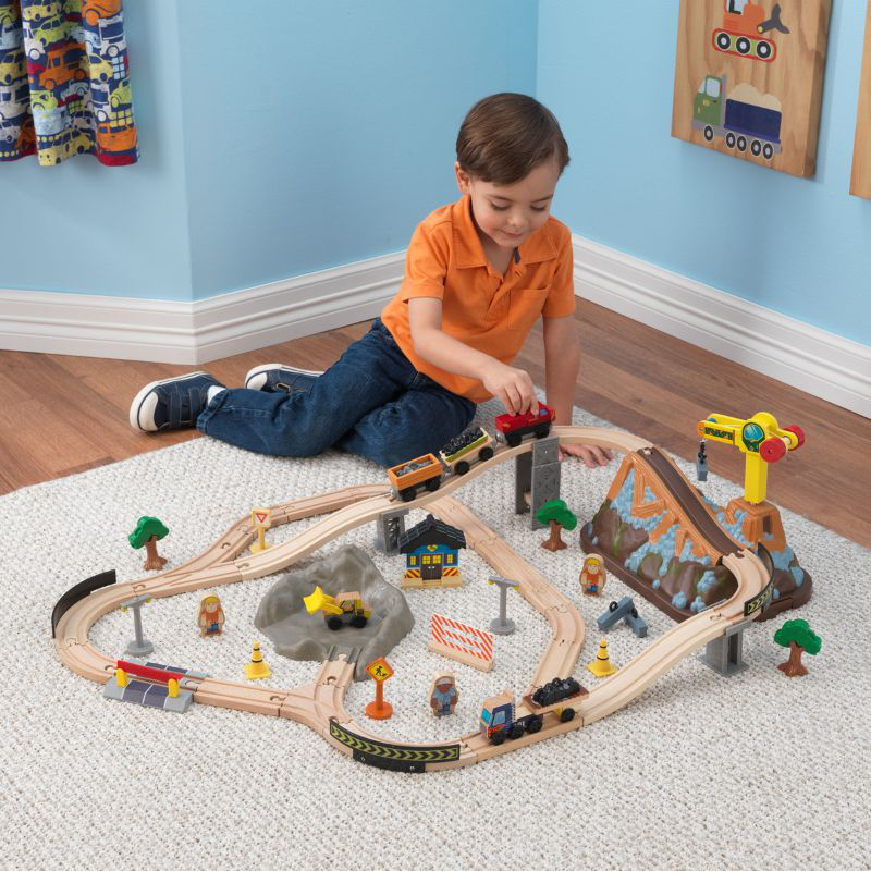 Kidkraft bucket top construction train set 17805, , medium-null