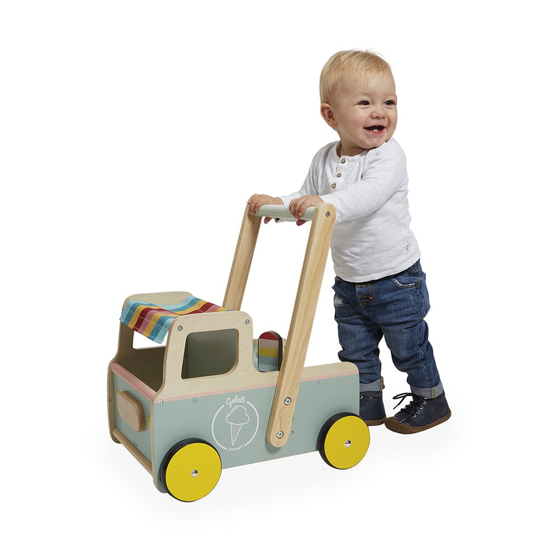 Ice cream cart push-along trolley, , medium image number null
