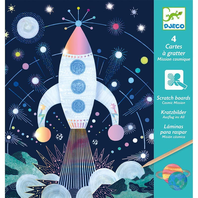 Product image: Cosmic mission scratch cards, , medium-null