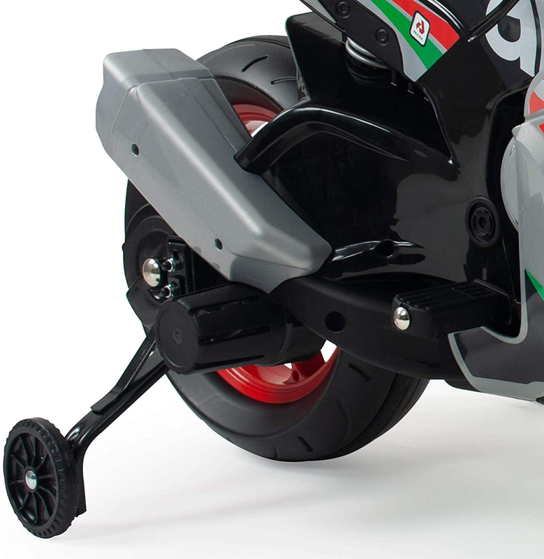 Injusa - 64900-officially licensed 12v aprilia moto racing with lights and sounds and hand accelerator, , medium-null