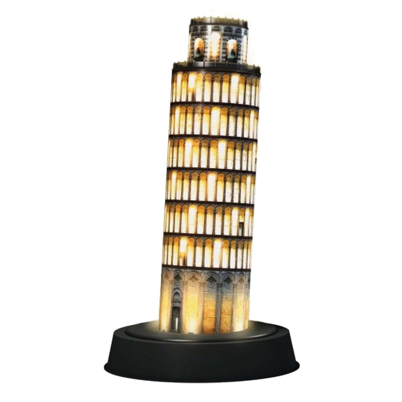 Product image: Ravensburger 3d παζλ night πυργος της πιζας led 12515 (216 τεμ.), , medium-null