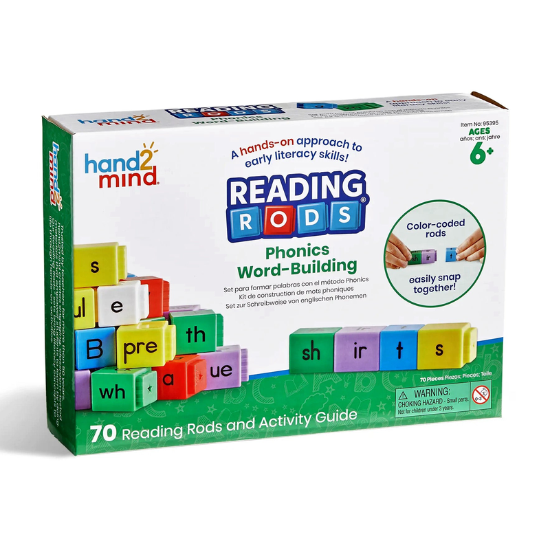 Hand2mind reading rods phonics word-building, , medium-null