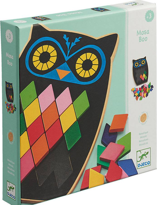 Mosa boo owl mosaic, , medium