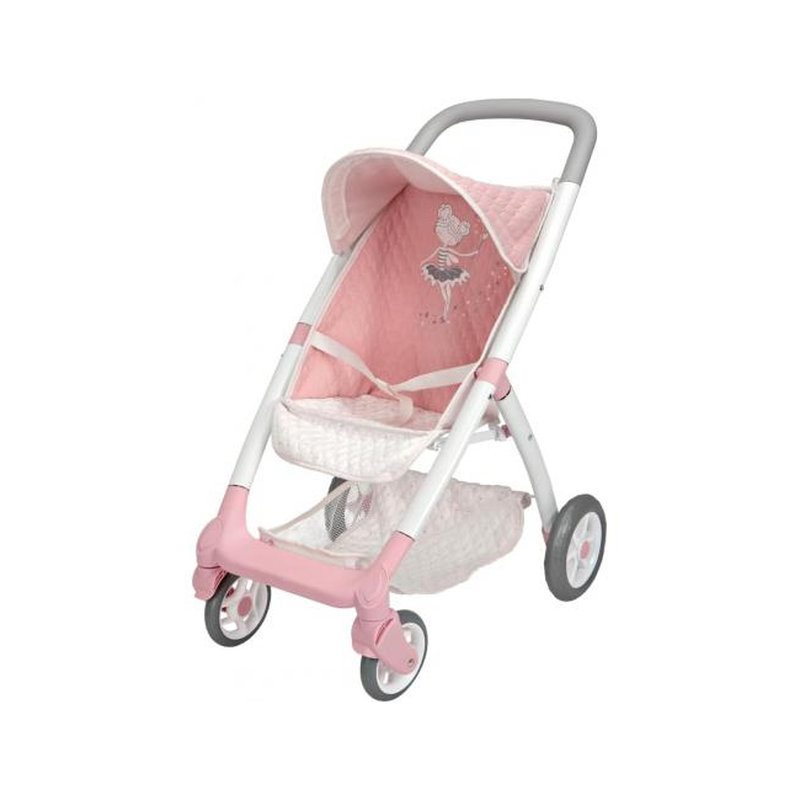 Arias doll pram stroller with hood universe, , medium-null