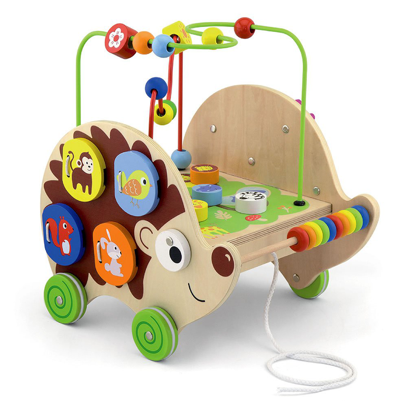 Pull-along activity hedgehog, , medium image number null