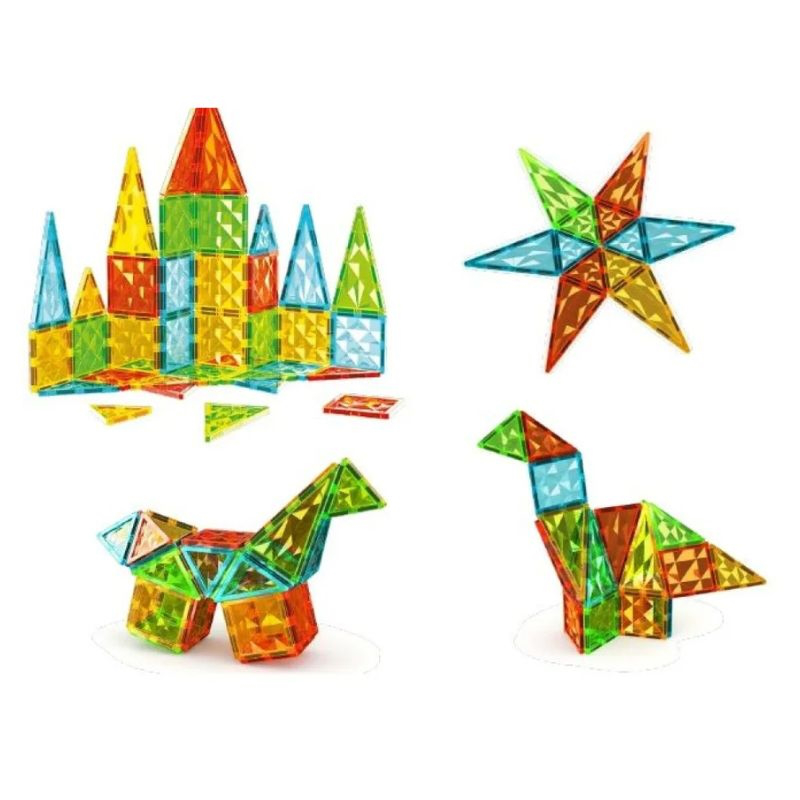 Geomag magnetic tiles gems για ηλικίες 3+ 44τμχ, , medium-null