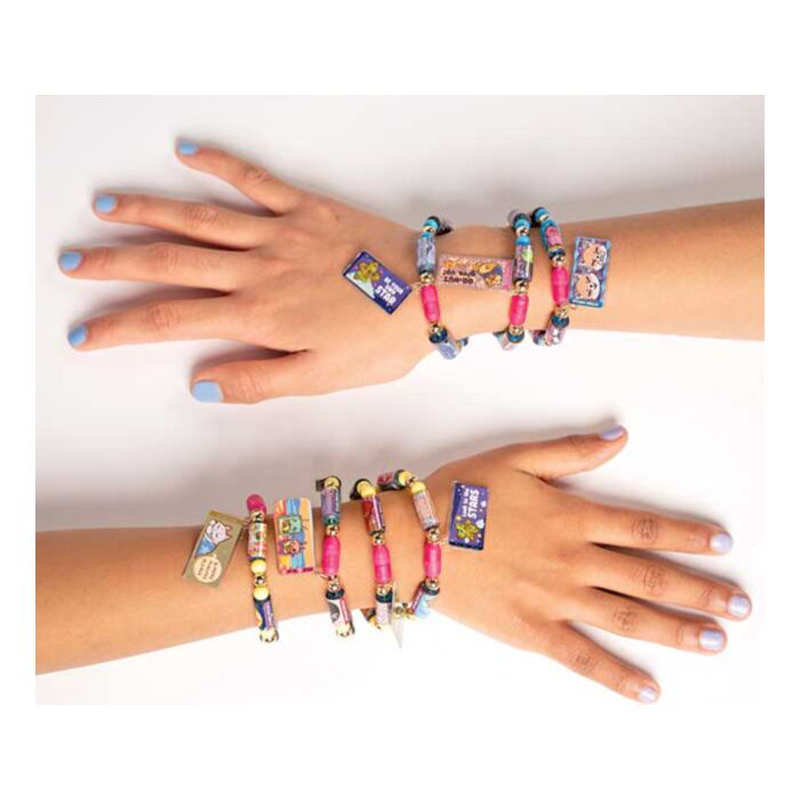 As sticki rolls bracelet & 70 stickers (1pc random selection) 10000 5y+, , medium-null