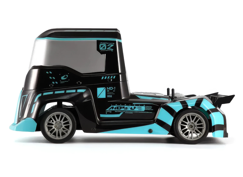 Lighting in the darkness 1:10 scale rc trailer truck, , medium image number null