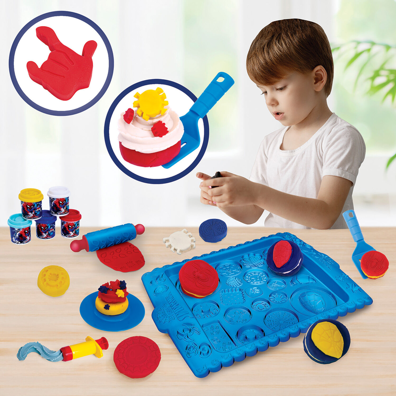 Marvel spiderman baking set dough, , medium-null