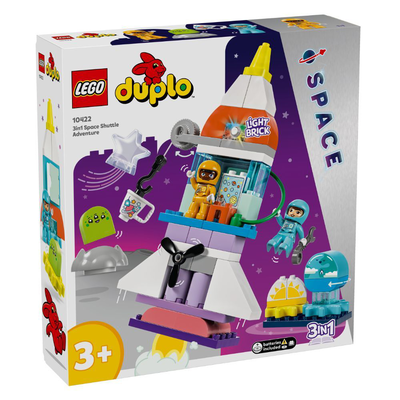 Lego duplo 10422 3-in-1 space shuttle for many adventures
