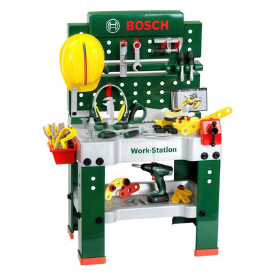 Theo klein bosch 8469 workstation with 81 accessories